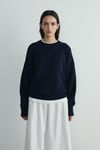 Lacivert Bella Oversize Kazak