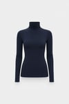 High-Neck Tencel Top