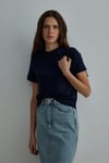 Navy Blue Comfy Basic T-Shirt