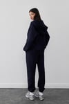 Navy Blue Flore Cardigan With Double Zip