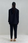Lacivert Maskülen Blazer Ceket