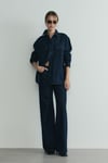 Blue Roe Wide Leg Jean