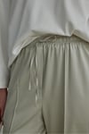 Light Green Ross Satin Trousers