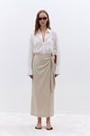 Noli Linen Wrap Skirt