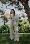Natural Portofino Linen Pyjama Trousers