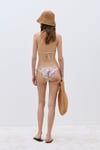 Renkli Peony Bikini Set