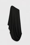 Alina Cape One-Sleeve Dress