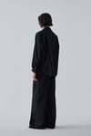 Siyah Basic Oversize Gömlek
