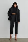 Siyah Crop Si̇mli̇ Sandy Body