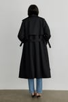 Black Dad Oversize Trench Coat