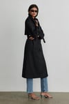 Black Dad Oversize Trench Coat