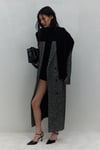 Plain Knitted Knitwear Scarf