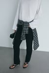 Siyah Effortless Straight Jean