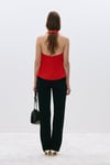 Siyah Effortless Straight Jean