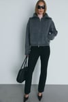 Siyah Effortless Straight Jean