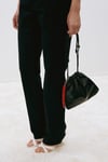 Siyah Effortless Straight Jean