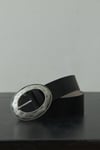 Vintage Metal Oval Buckle Belt
