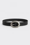 Vintage Metal Oval Buckle Belt