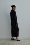 Black Goldie Wrap Dress