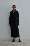 Black Goldie Wrap Dress