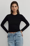 Black Kate Slim Blouse