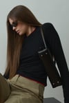 Siyah Kate Slim Tişört