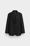 Siyah Maskülen Blazer Ceket