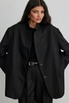 Siyah Maskülen Blazer Ceket