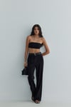 Siyah Melia Keten Bra