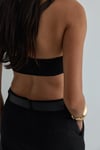 Siyah Melia Keten Bra