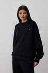 Siyah Mindy Basic Sweatshirt