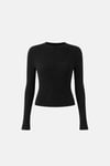 Ray Ribbed Knit Blouse