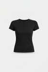 Siyah Skinny Fit Basic Tişört