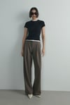 Siyah Skinny Fit Basic Tişört