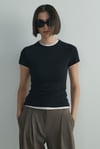Siyah Skinny Fit Basic Tişört