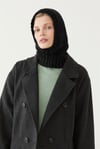 Siyah Triko Balaclava Bere