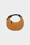 Rope Knot Detail Suede Bag