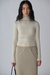 High-Neck Tencel Top