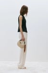 Rope Knot Detail Suede Bag
