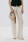 Rope Knot Detail Suede Bag