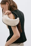 Rope Knot Detail Suede Bag