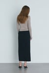 Mink High-Neck Tencel Top