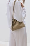 Casie Suede Bucket Bag