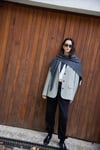 Yeşil Julie Ekose Blazer Ceket
