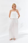 Askılı Straplez Bluz Beyaz-6488_1