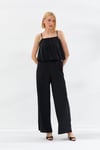 Askılı Straplez Bluz Siyah-6488_2