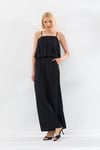 Askılı Straplez Bluz Siyah-6488_2
