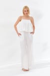 Cepli Bol Pantolon Beyaz-6489_1