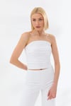 Straplez Bluz Beyaz-6532_1