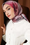 120 cm Flower Desen Eşarp Gül Kurusu